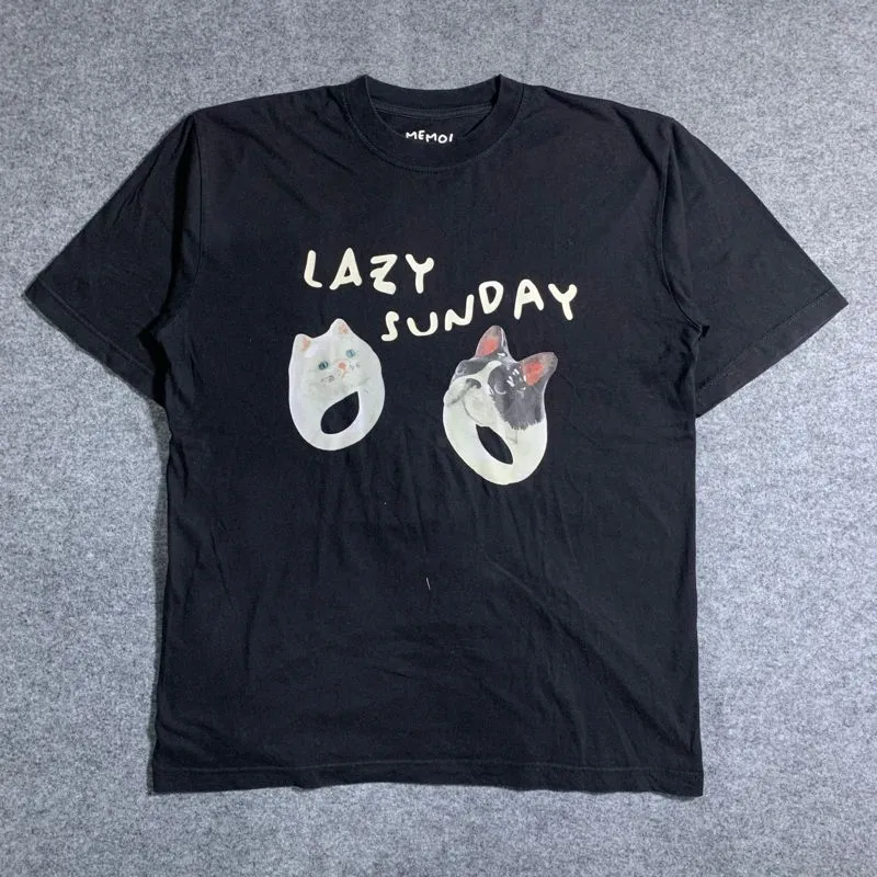Y2K T-shirt Wanita black photo 1