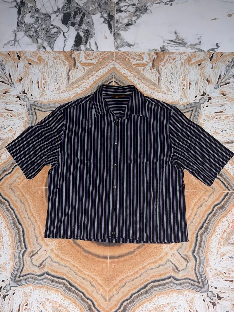 Indie Casual Casual shirt Pria purple black photo 1