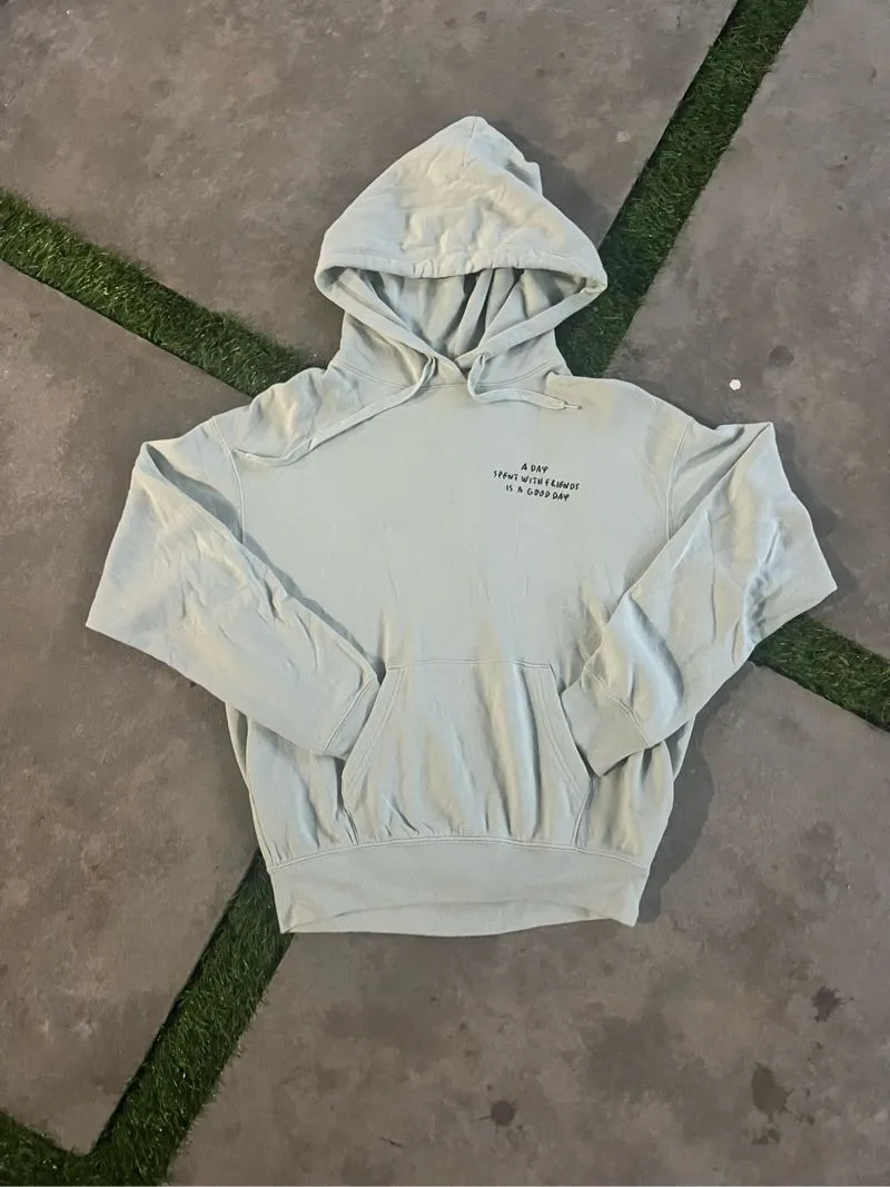 Uniqlo Casual Hoody Pria green photo 1