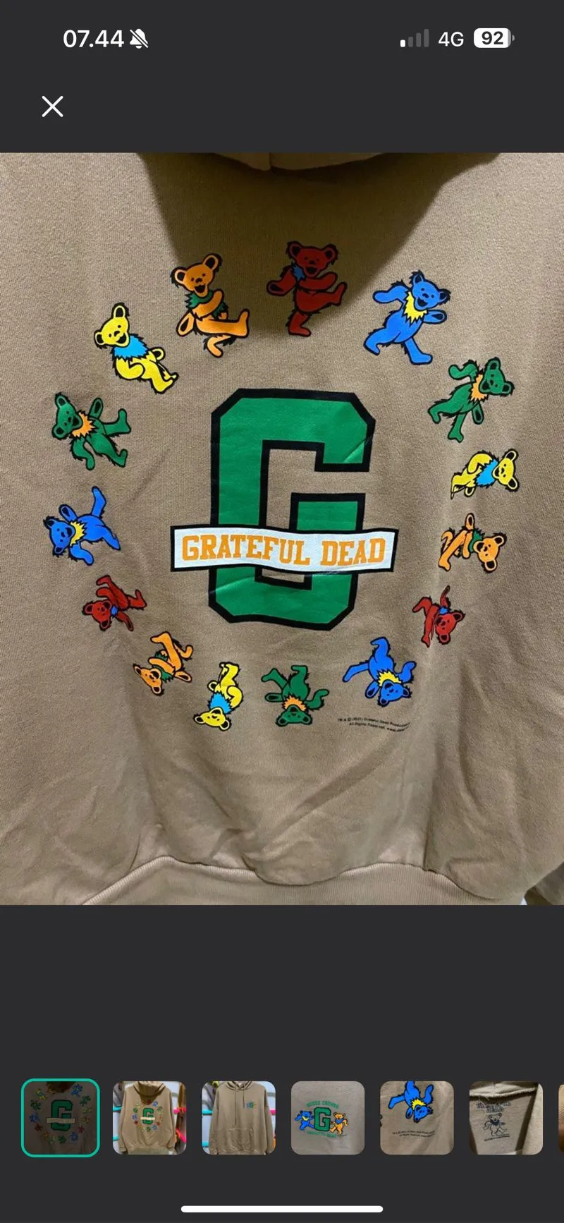 Rodeo Crowns Streetwear Hoody Pria tan photo 1