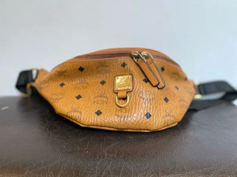MCM Casual Bag Pria tan brown photo 1