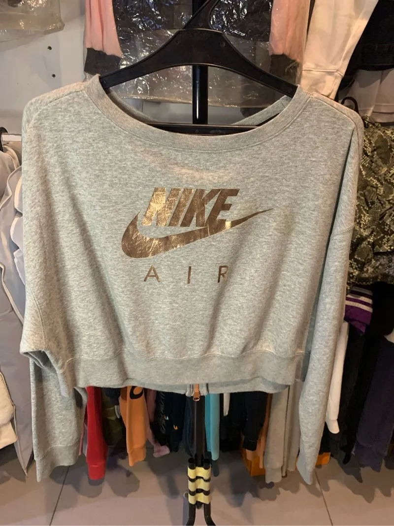 Nike Sportswear Sweater Wanita gray photo 1