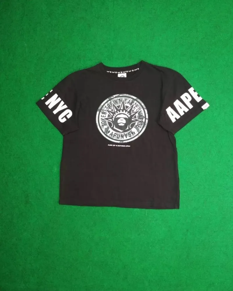 A Bathing Ape Streetwear Skater T-shirt Pria black photo 1