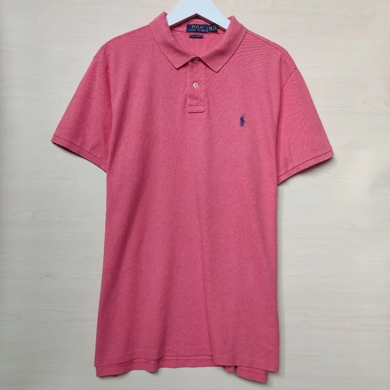 Polo Ralph Lauren Casual Polo shirt Pria pink red photo 1