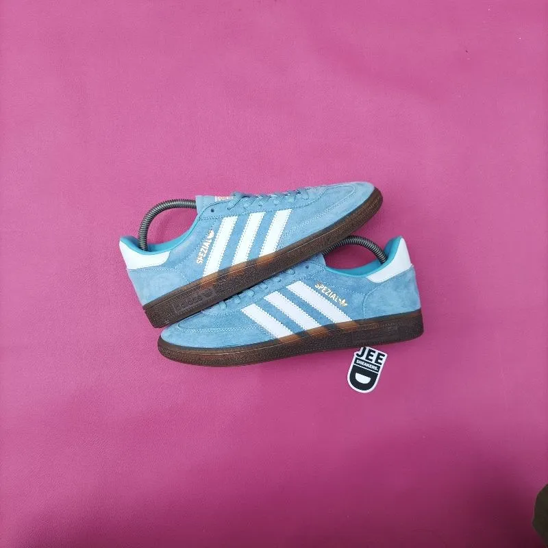 Adidas Streetwear Casual Sneakers Pria white blue photo 1