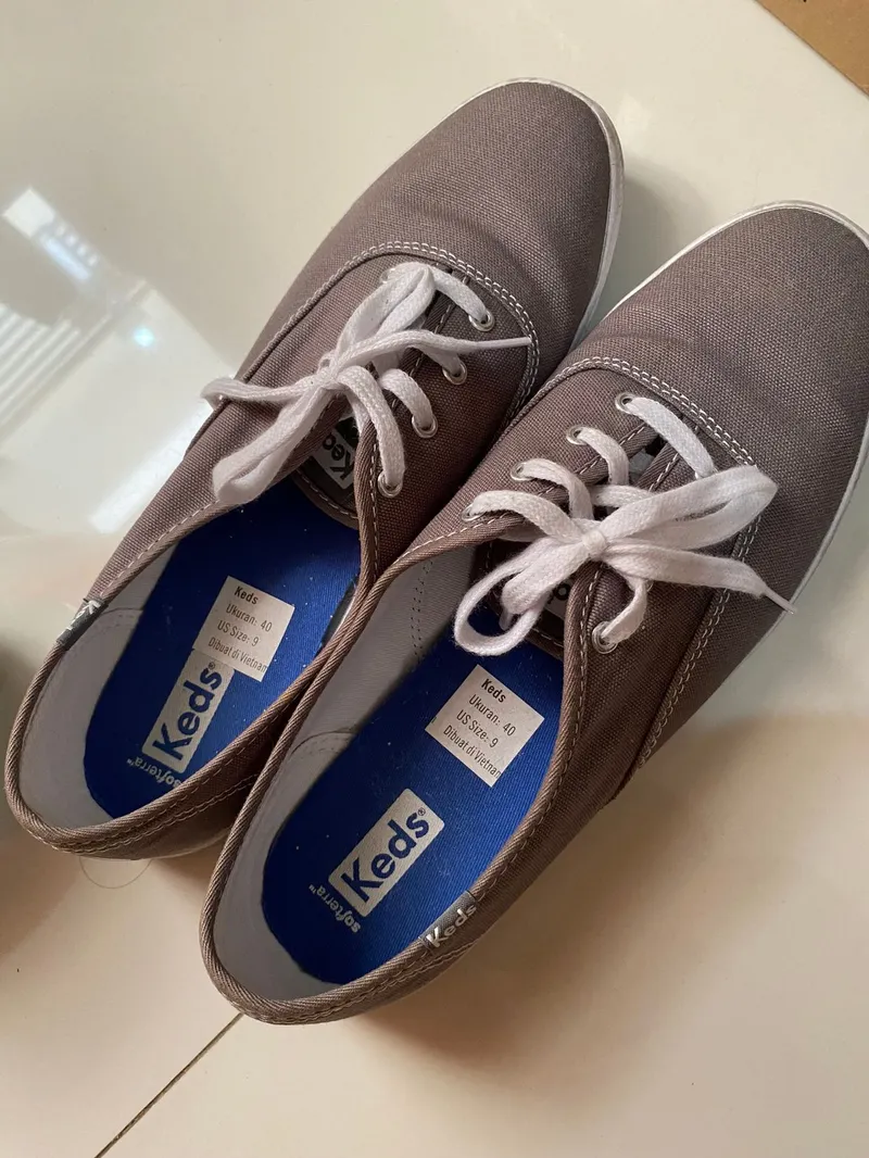 Skateboard Shoes Dark Blue Champion Shoes Original KEDS Ukuran 40