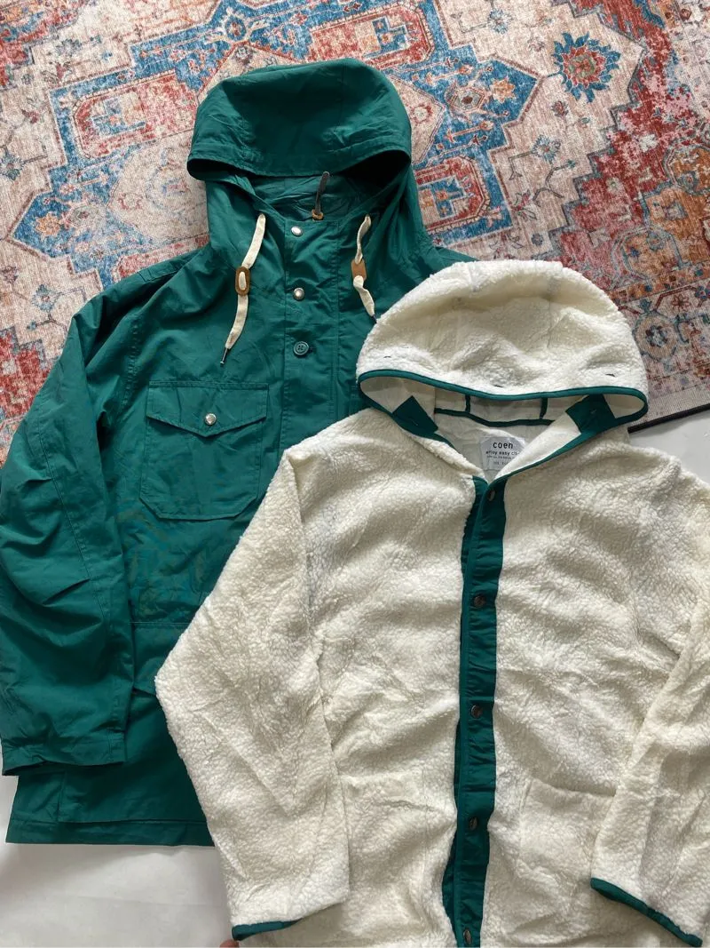Uniqlo Streetwear Y2K Windbreaker Pria green photo 1