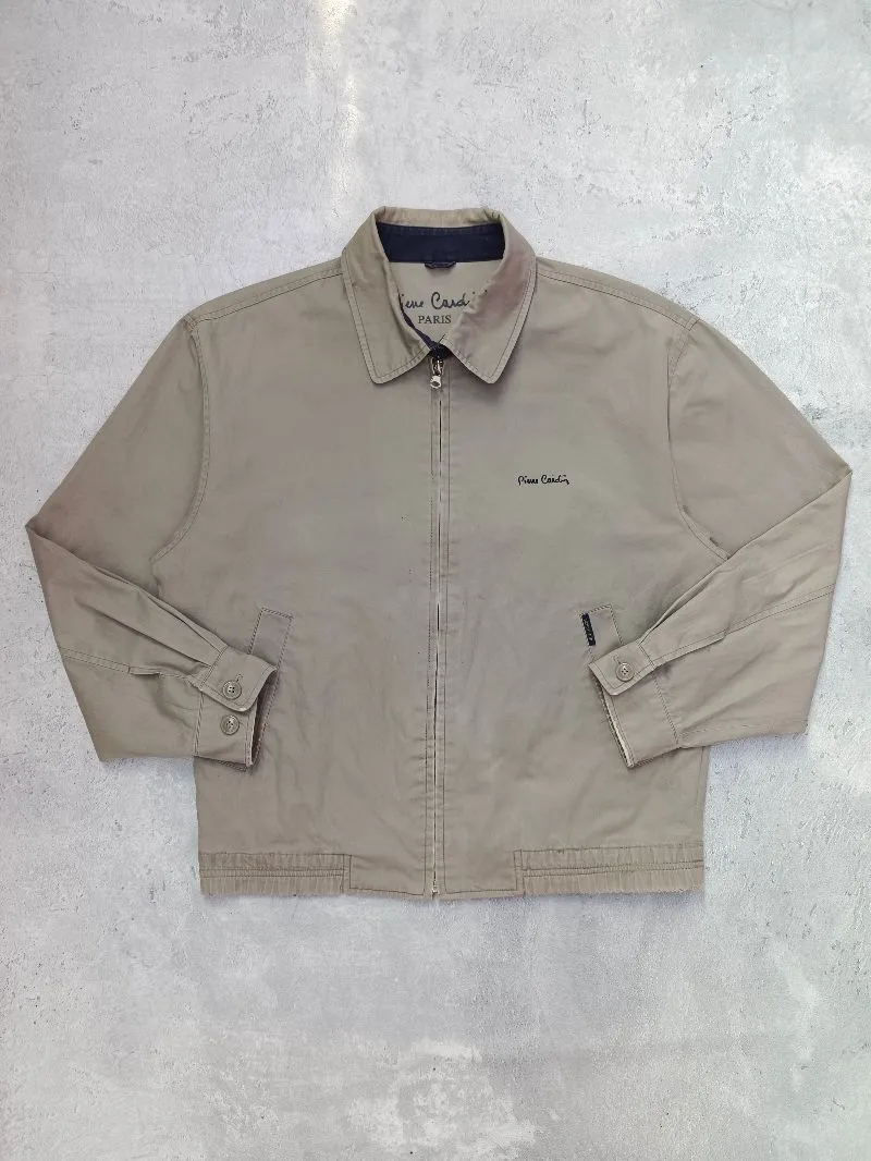 Pierre Cardin Vintage Casual Harrington jacket Pria silver gray photo 1