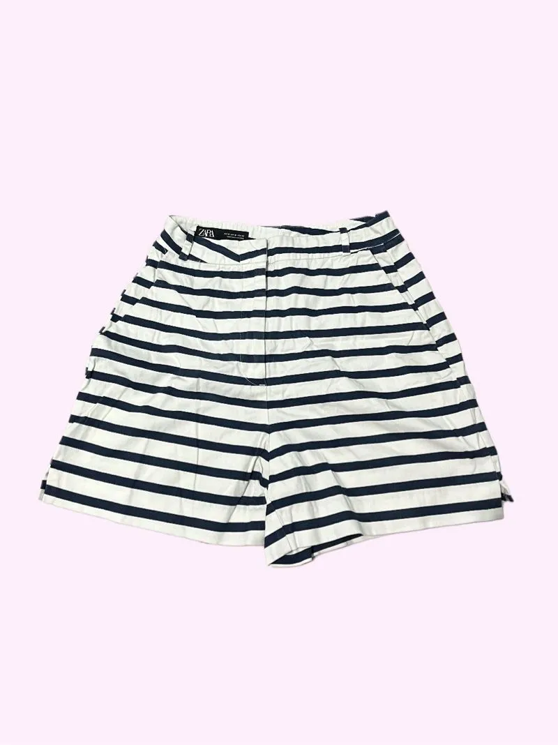 Zara Casual Wanita white blue photo 1