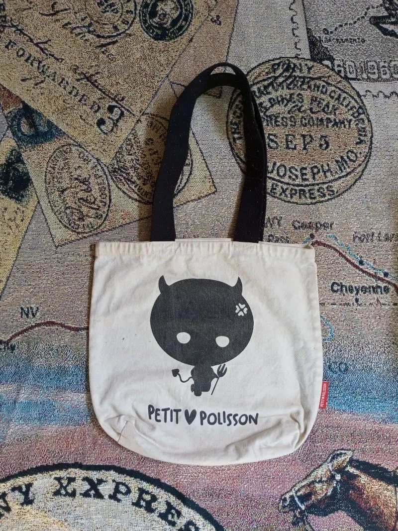Japanese brand Vintage Casual Bag Pria white black photo 1