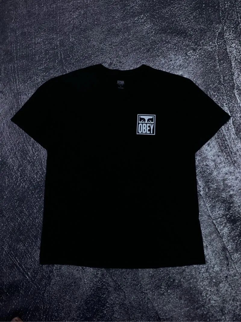Obey Y2K Skater T-shirt Pria black photo 1
