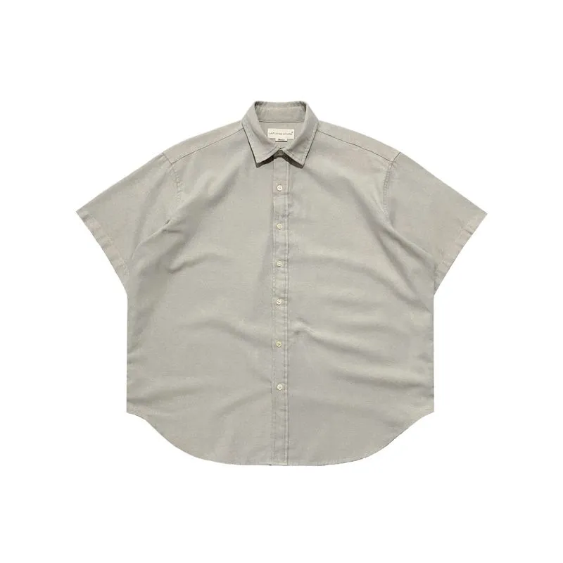 Lafudge Casual Formal shirt Pria gray photo 1