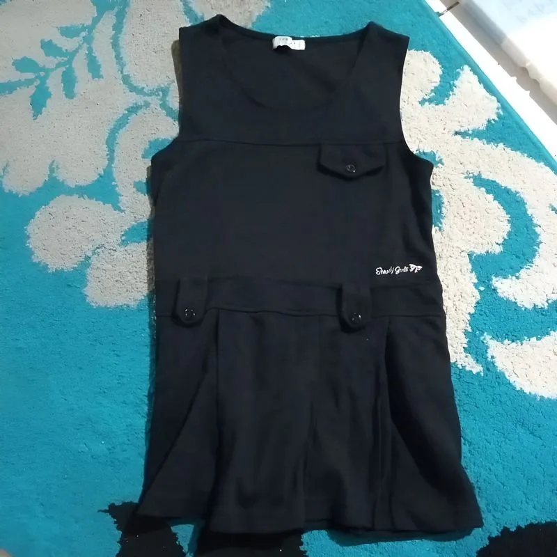 Y2K Minimalist Dress Kids black photo 1