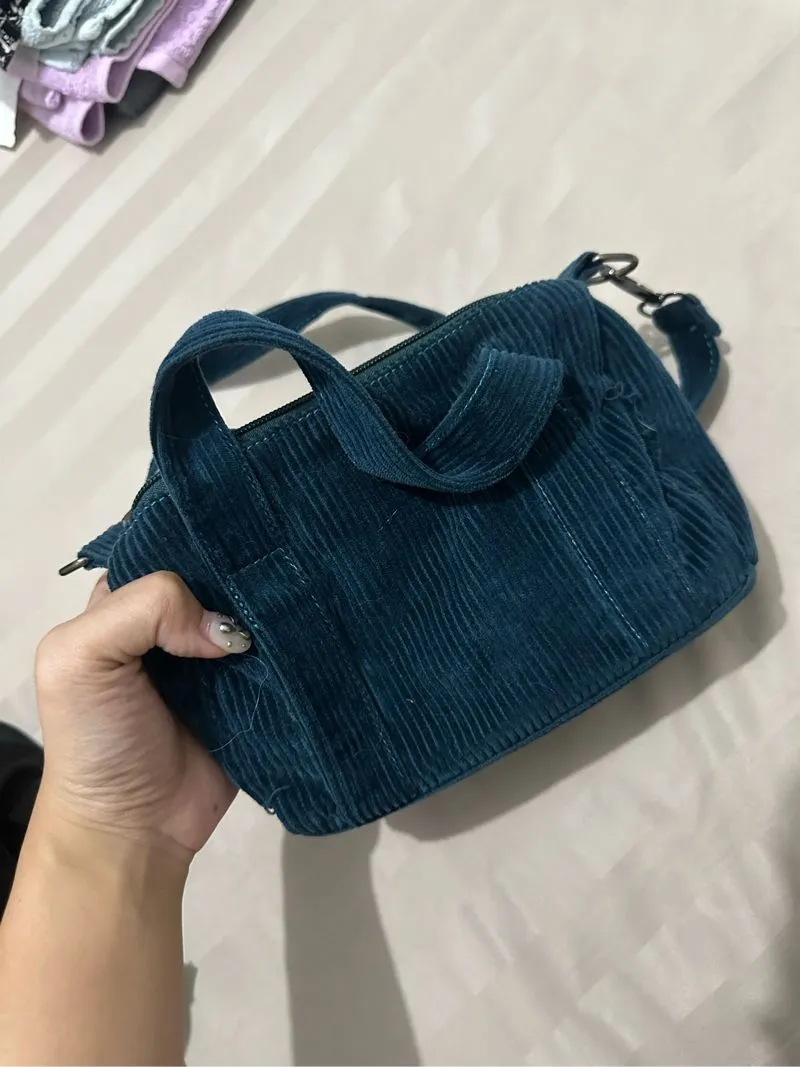 Minimalist Casual Crossbody Bag Wanita navy photo 1