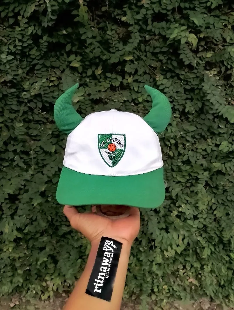 Vintage Hat Pria green white photo 1