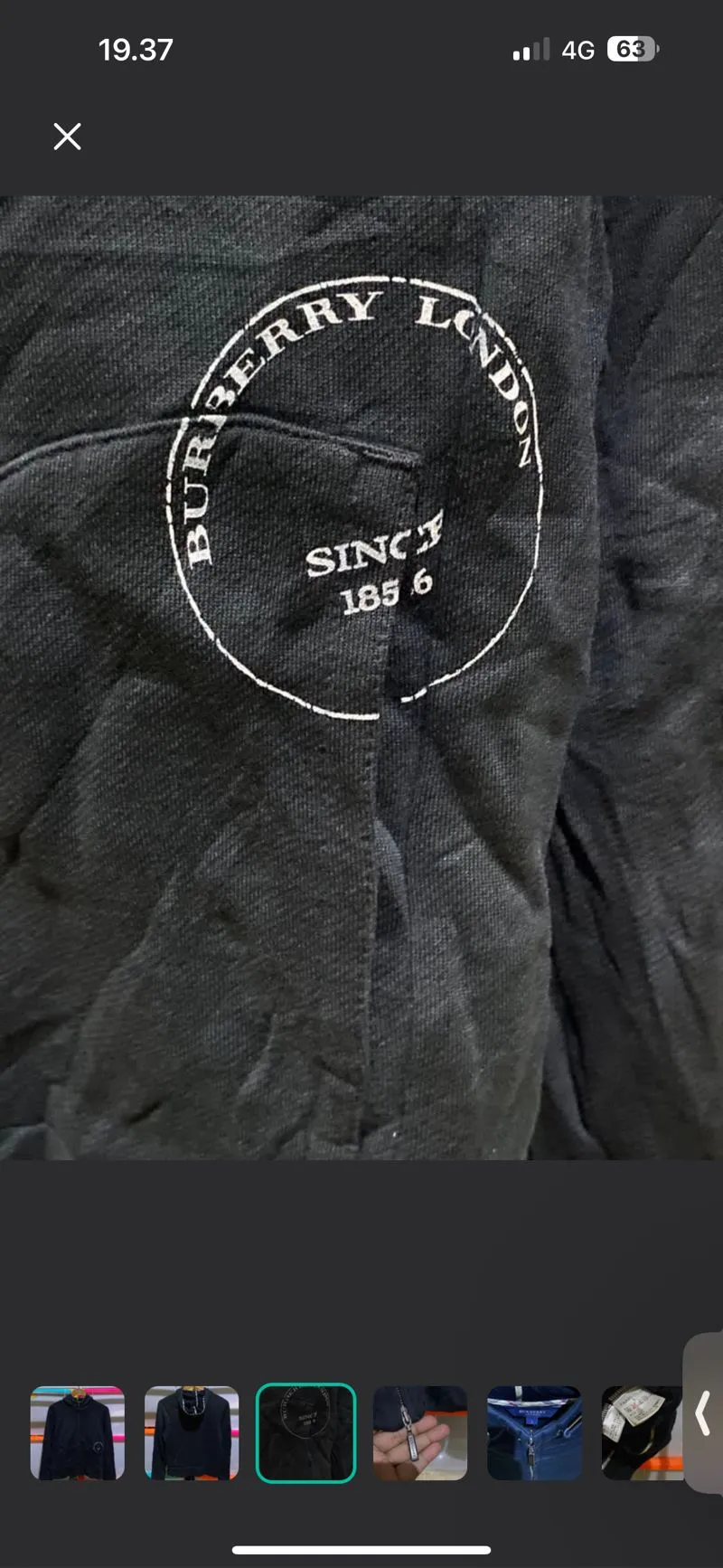 Burberry Y2K Luxury Hoody Wanita black photo 1