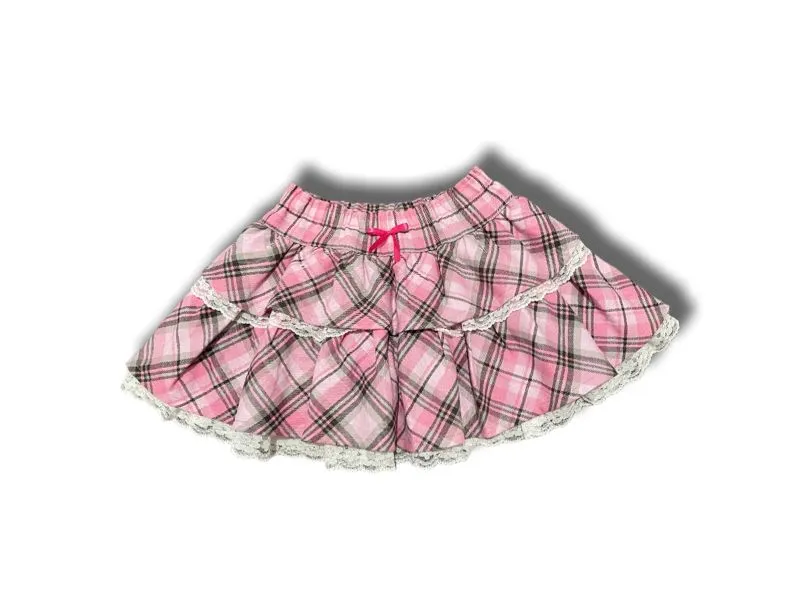 Japanese brand Coquette Casual Mini skirt Wanita multicolor pink photo 1
