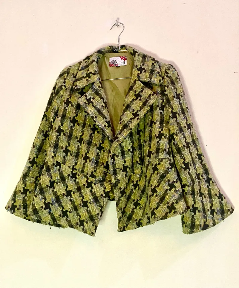 Vintage Blazer Wanita yellow photo 1