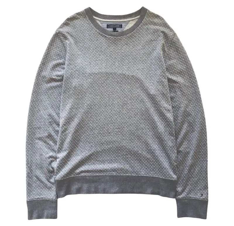 Tommy Hilfiger Sportswear Casual Fleece Pria gray photo 1