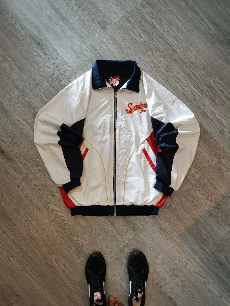 Japanese brand Casual Windbreaker Pria white photo 1