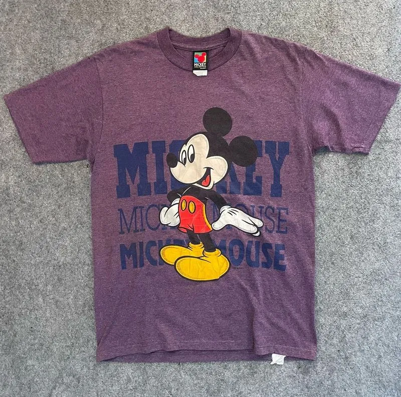 Disney Vintage Y2K T-shirt Pria burgundy photo 1