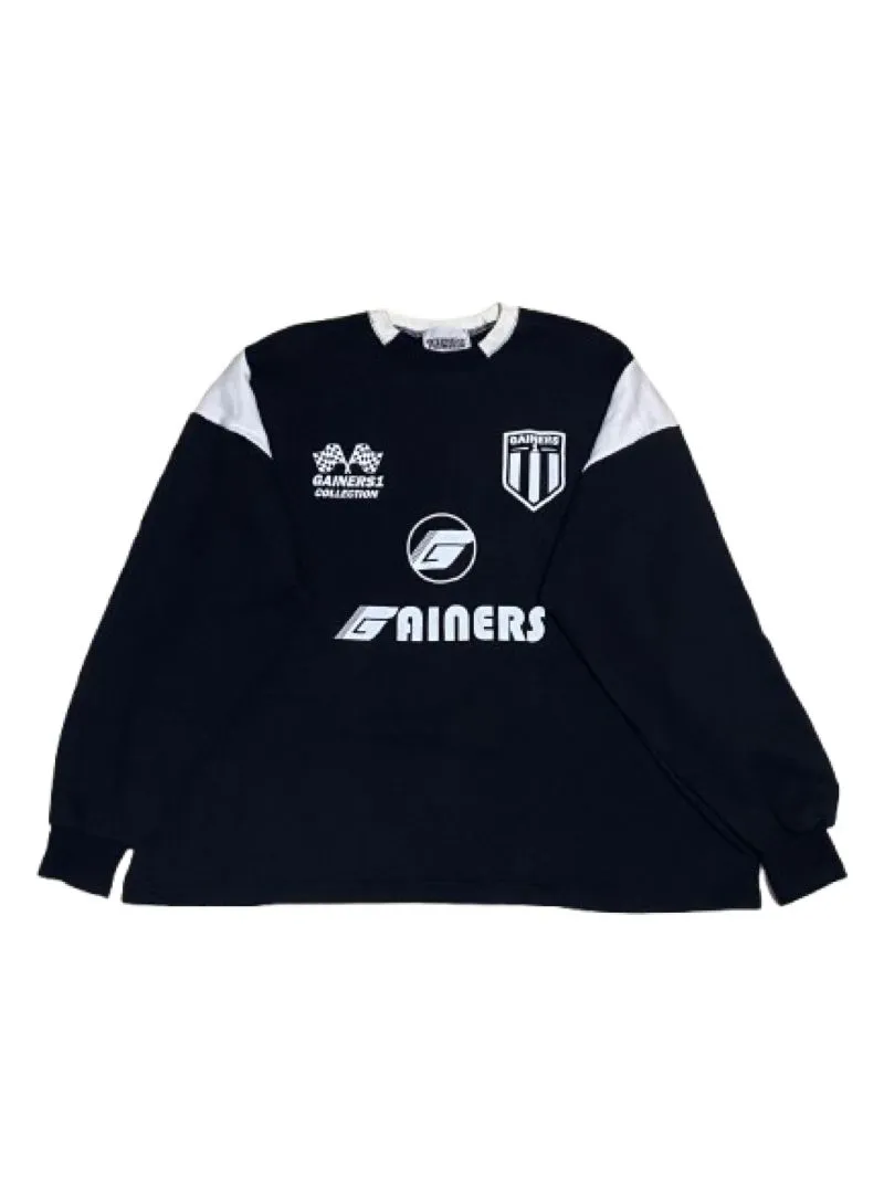 Streetwear Y2K Sweatshirt Pria white black photo 1