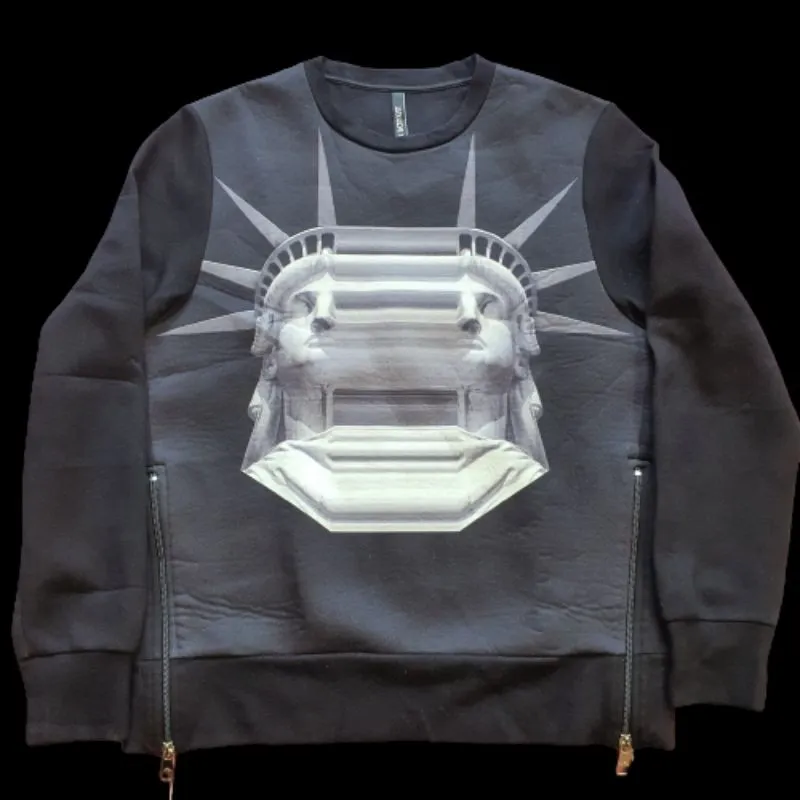 Neil Barrett Streetwear Luxury Sweatshirt Pria black photo 1