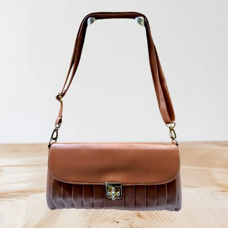 Vintage Clutch Wanita brown photo 1