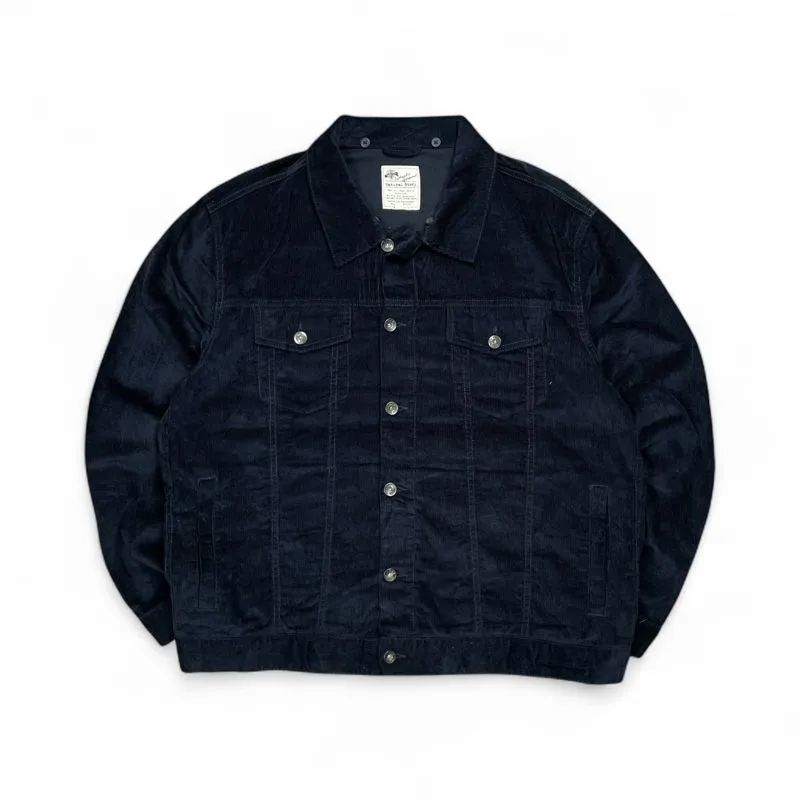 Casual Denim jacket Pria navy photo 1