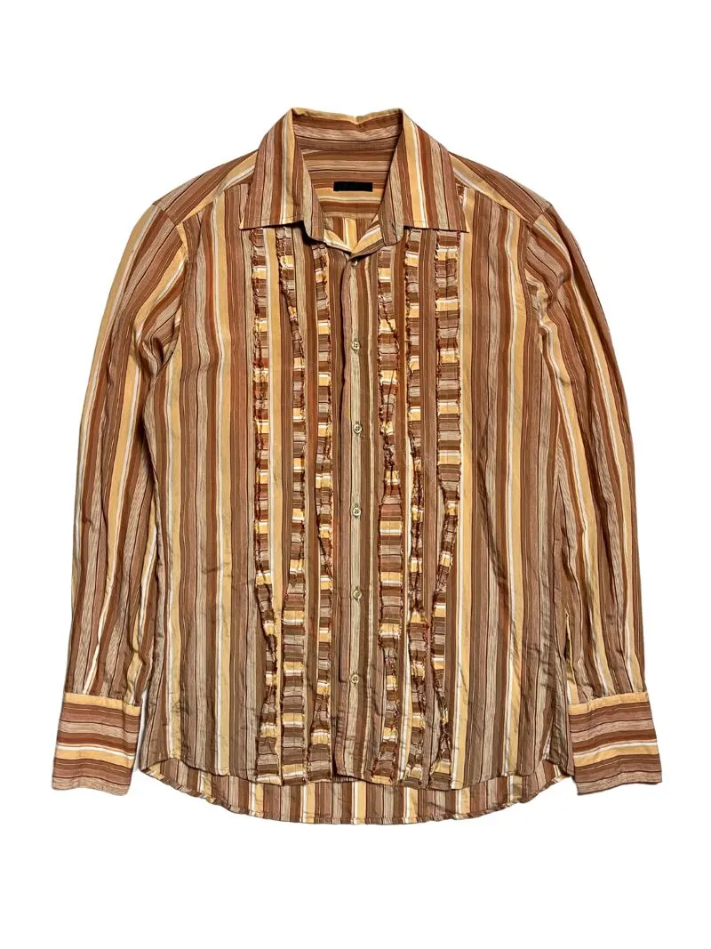 IF SIX WAS NINE Y2K Avant Garde Casual shirt Pria orange photo 1