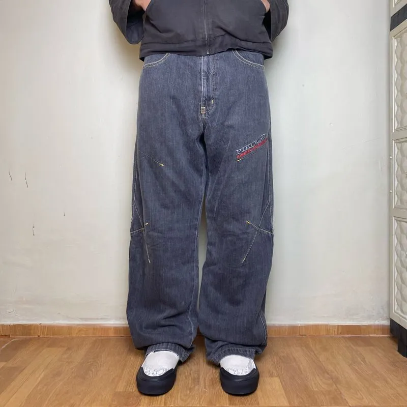 Vintage Y2K Jeans Pria gray photo 1