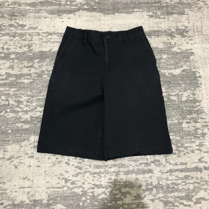Muji Minimalist Casual Casual pants Pria navy black photo 1
