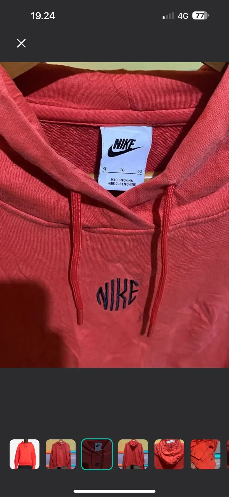 Nike NSW Sportswear Hoody Wanita orange photo 1