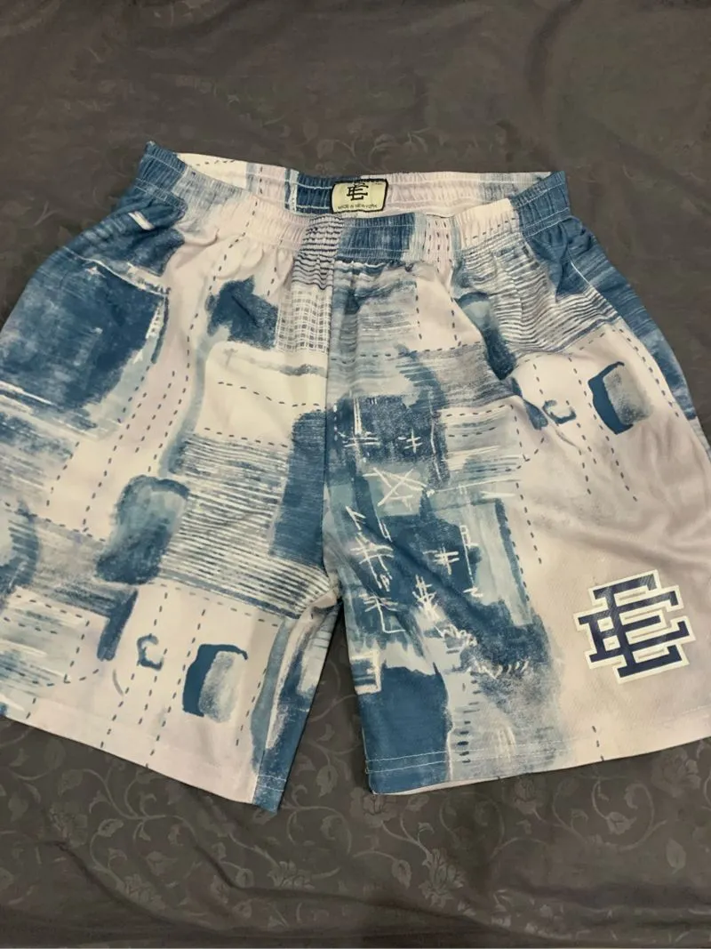 Streetwear Sportswear Short Pria white blue photo 1