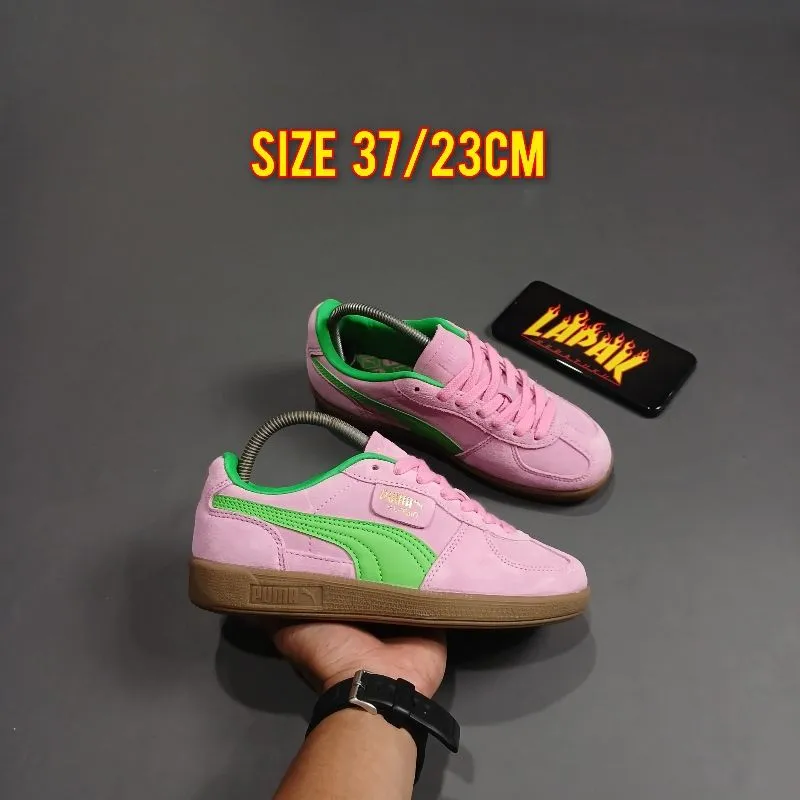 New Balance Casual Sneakers Wanita green pink photo 1