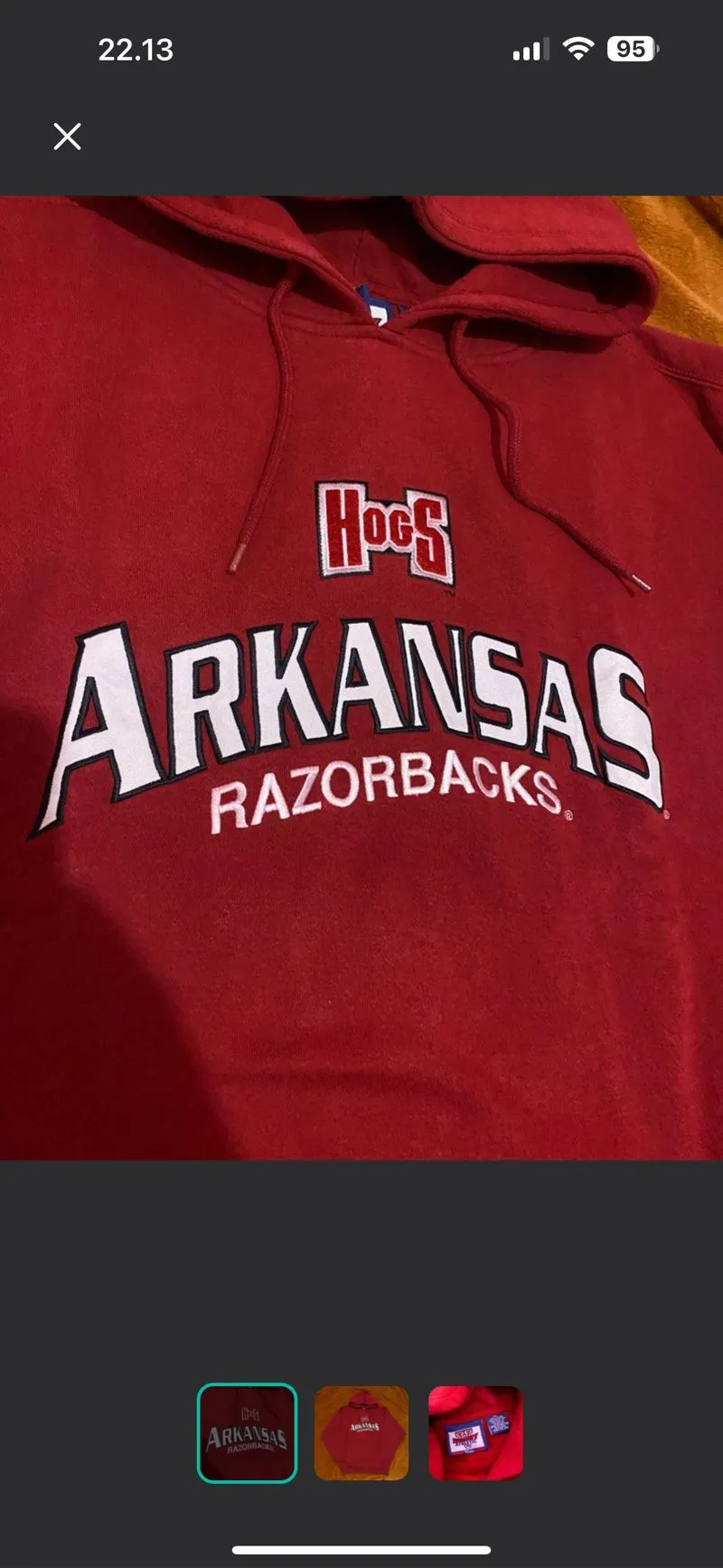 Japanese brand Y2K Sportswear Hoody Pria red photo 1