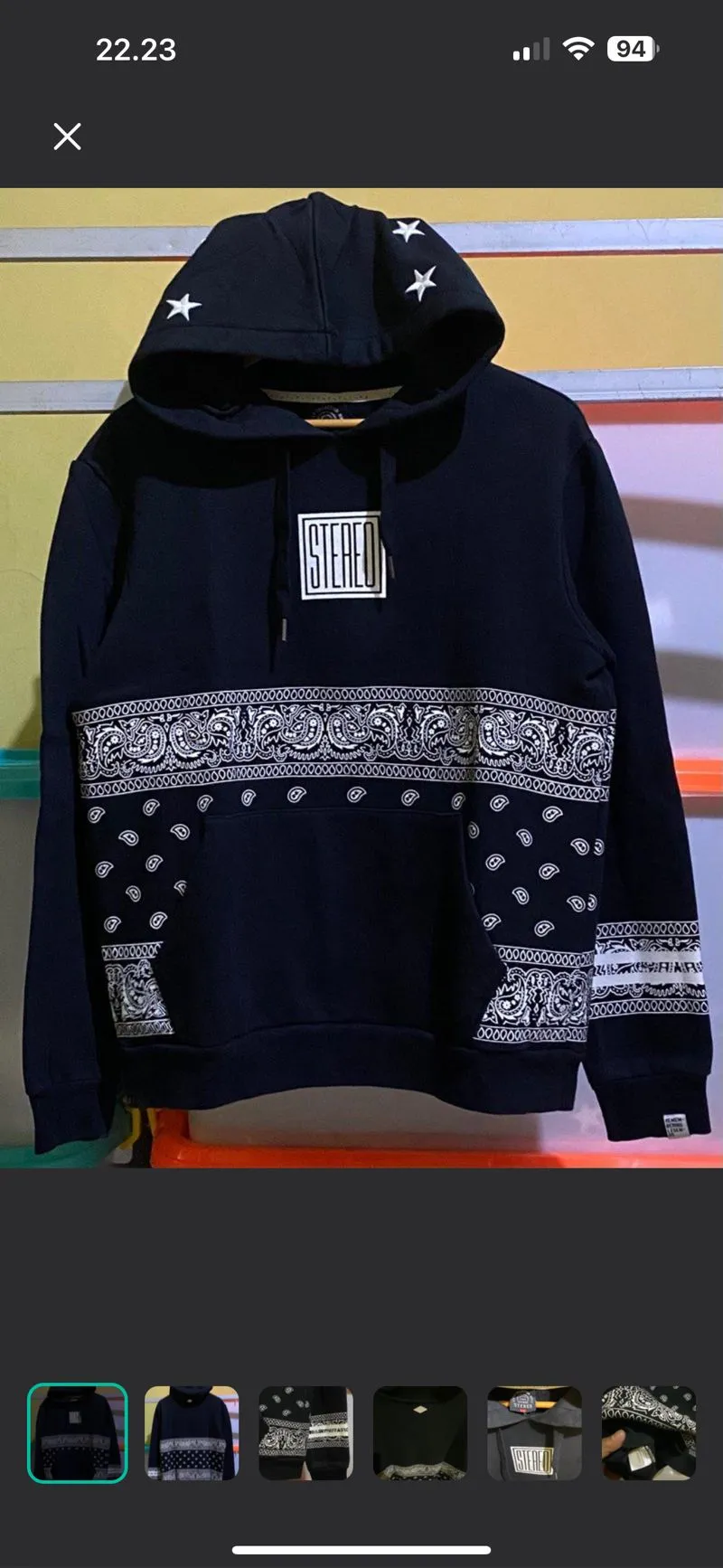 Japanese brand Streetwear Y2K Hoody Pria white black photo 1