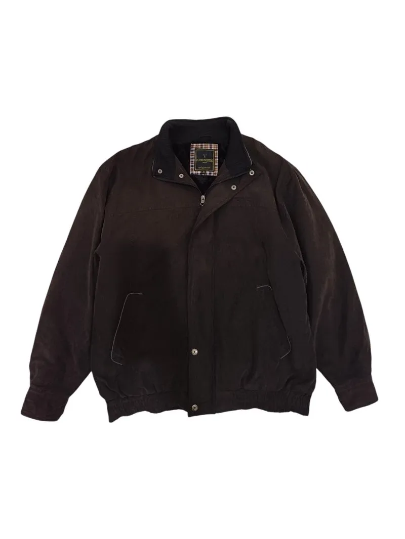 Minimalist Casual Bomber jacket Pria brown photo 1