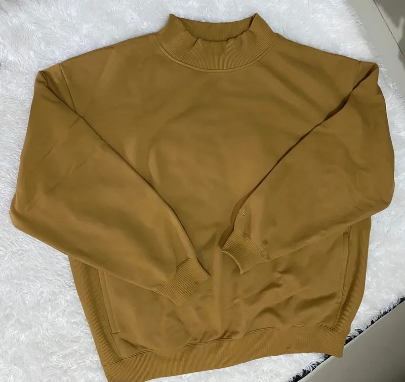Streetwear Casual Sweatshirt Pria tan photo 1