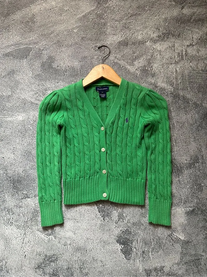 Polo Ralph Lauren Vintage Y2K Cardigan Kids green photo 1