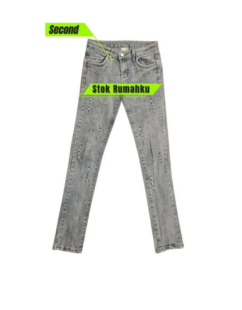 Casual Skinny jeans Wanita blue photo 1