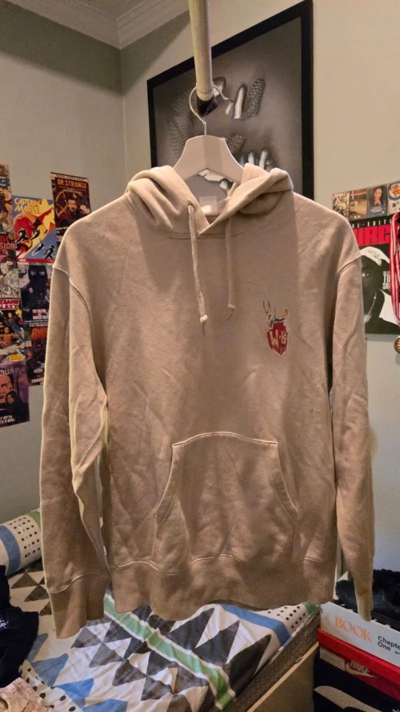 Uniqlo Casual Hoody Pria cream photo 1