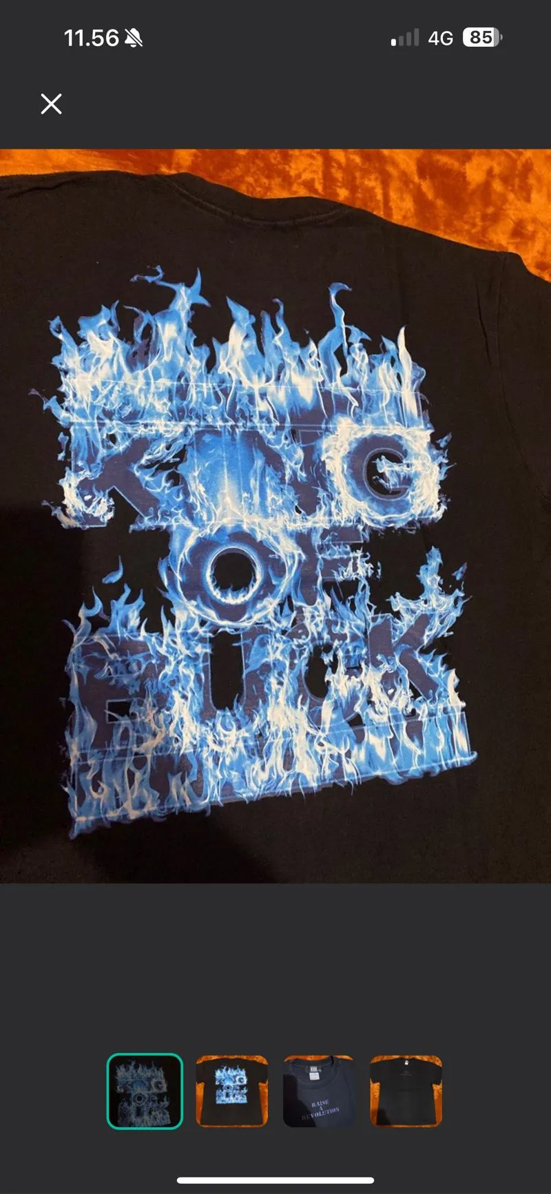 Japanese brand Streetwear Y2K T-shirt Pria blue black photo 1