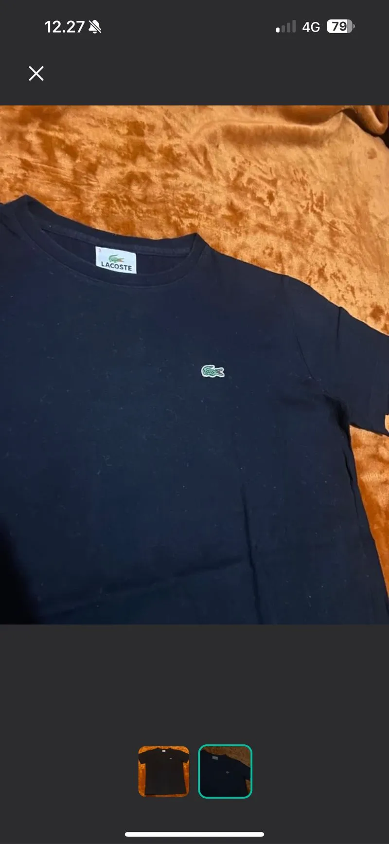 Lacoste Streetwear Luxury T-shirt Pria black photo 1