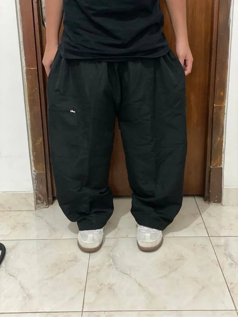 Streetwear Y2K Tracksuit Pria black photo 1