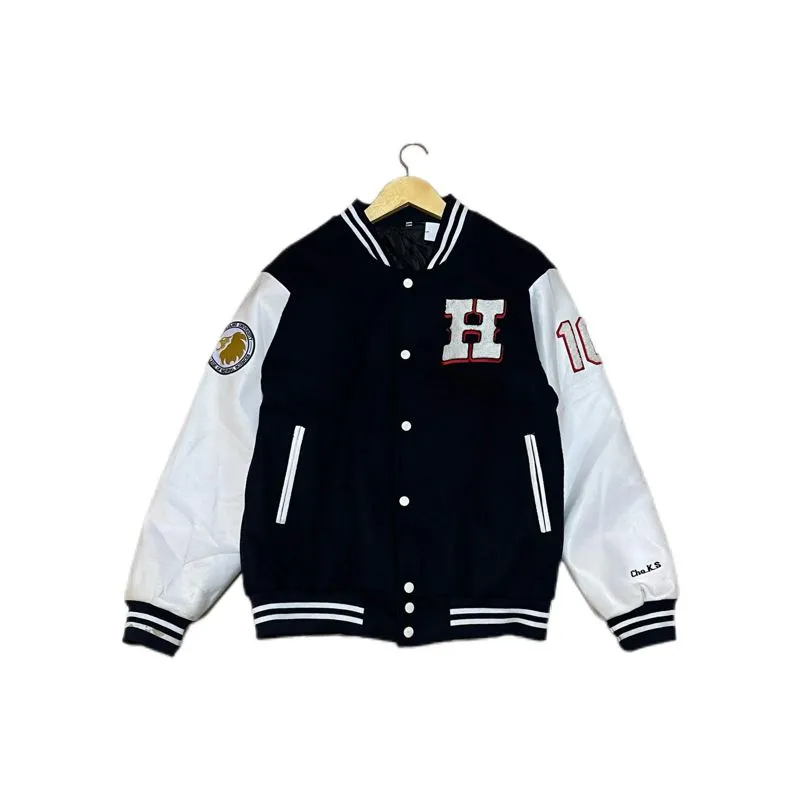 Casual Varsity jacket Pria white navy photo 1