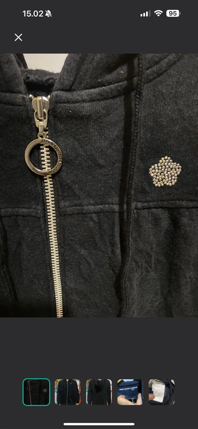 Mary Quant Y2K Luxury Hoody Wanita black photo 1