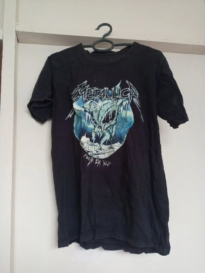 Metallica Y2K T-shirt Pria blue black photo 1