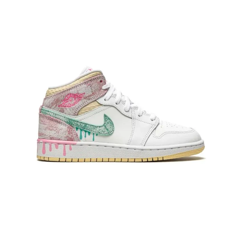 Nike Air Jordan Casual Sneakers Wanita multicolor white photo 1