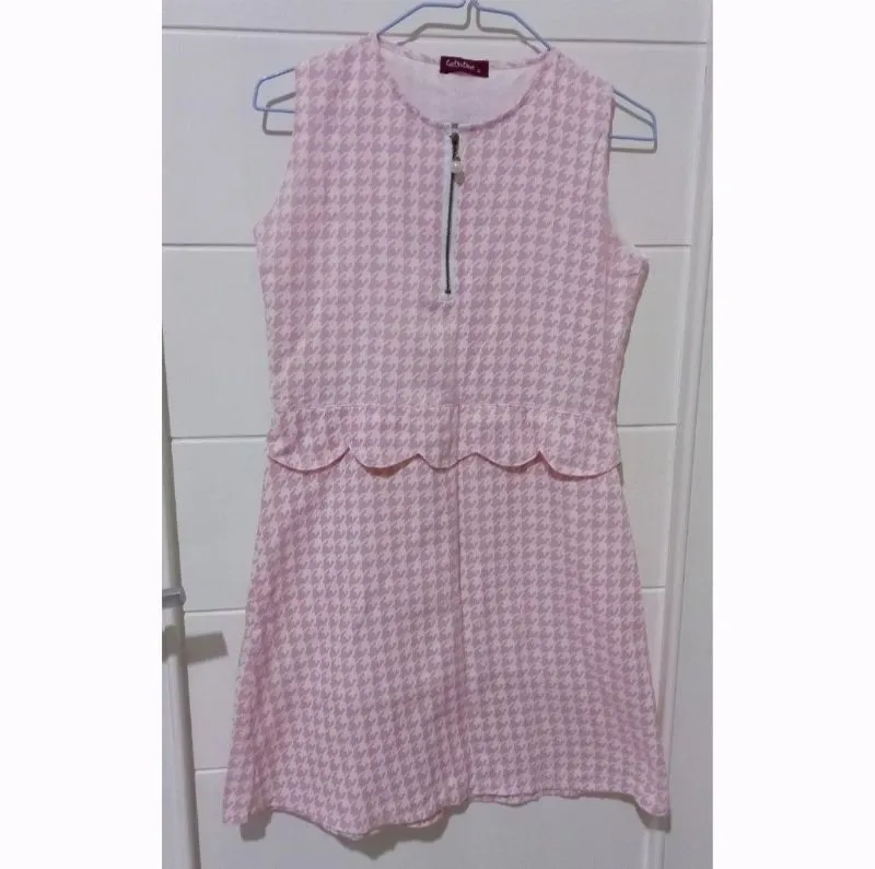 Casual Casual dress Wanita white pink photo 1